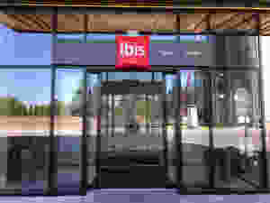 Entrance to the ibis tallinn city center hotel estonia