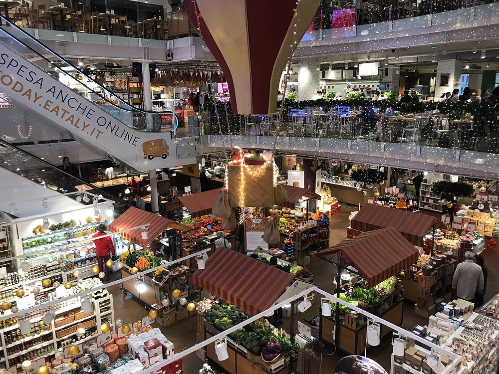 Inside Eataly Milan Italy