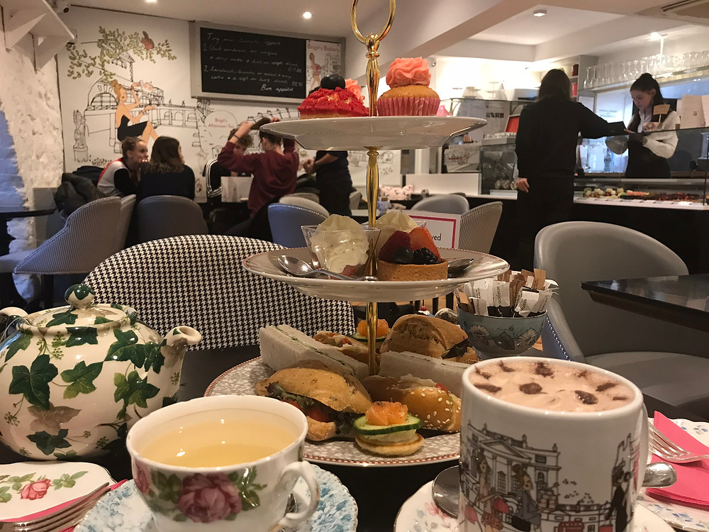 Brigit's Bakery afternoon tea in Bath, England