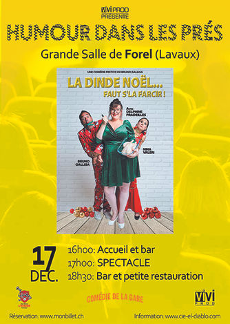 Humour dans les Prés - La dinde de Noël... Faut s'la farcir