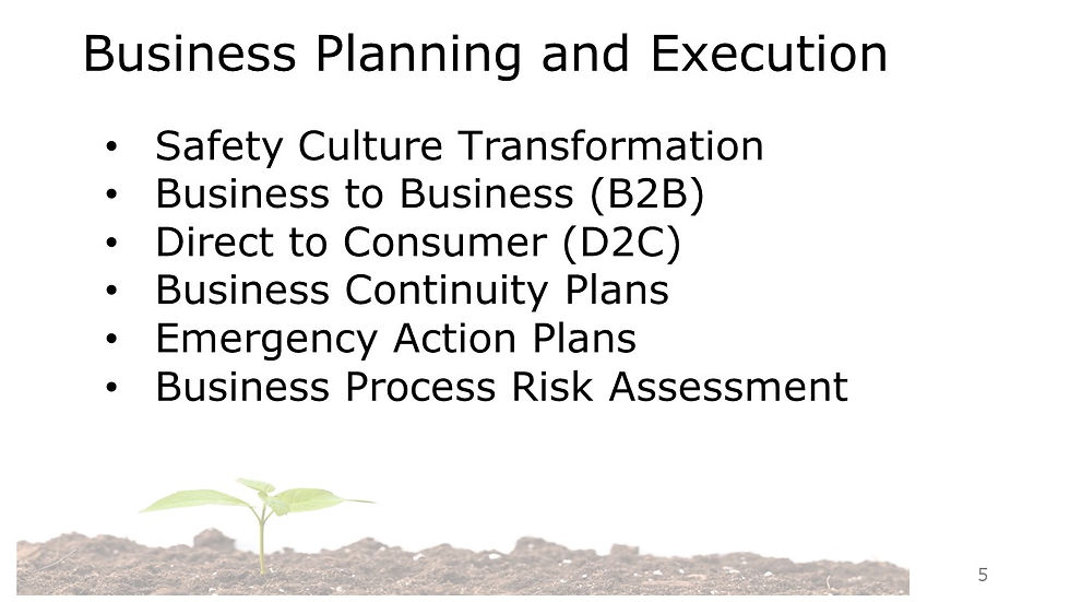 Business Planning and Execution