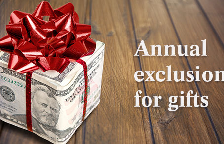 Planning for year-end gifts with the gift tax annual exclusion