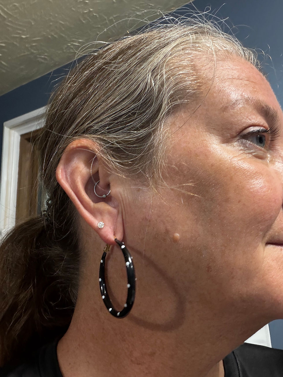 Thumbnail: 00350- Polka dot earrings