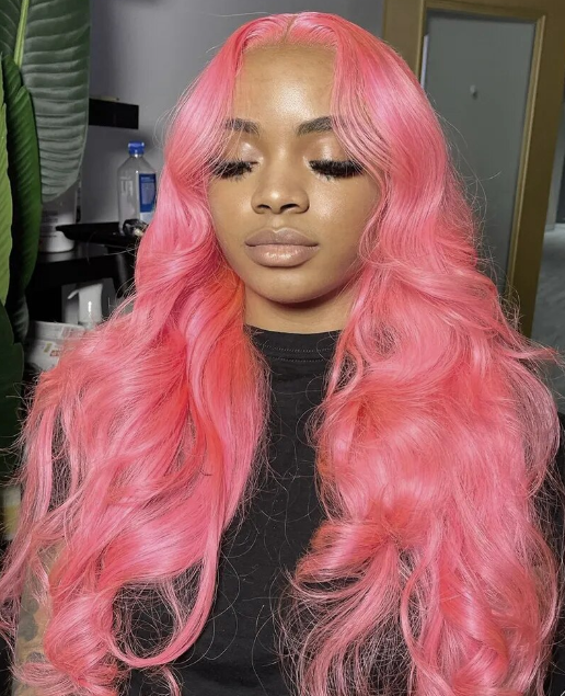 Thumbnail: Light Pink Set Of 3 Same Length Bundles Grade 15A
