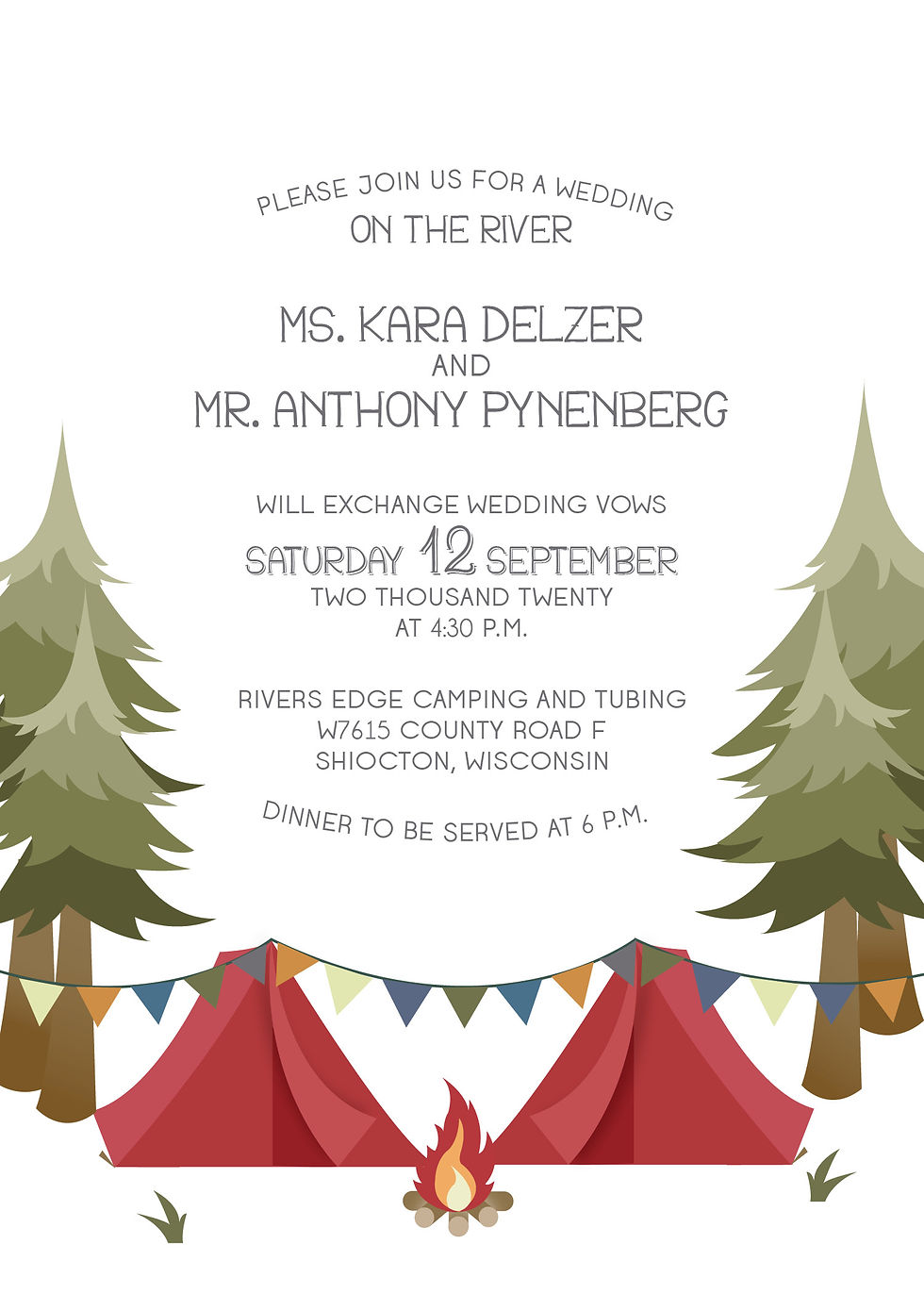Glamping Invite