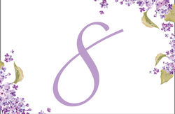 Lucious Lilacs table number