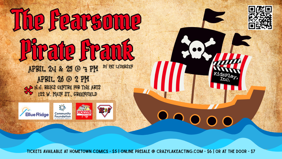 KidsPlay presents: "The Fearsome Pirate Frank"