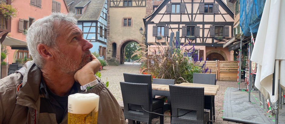 Cycling to Turckheim