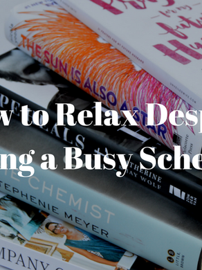 How to Relax Despite Having a Busy Schedule