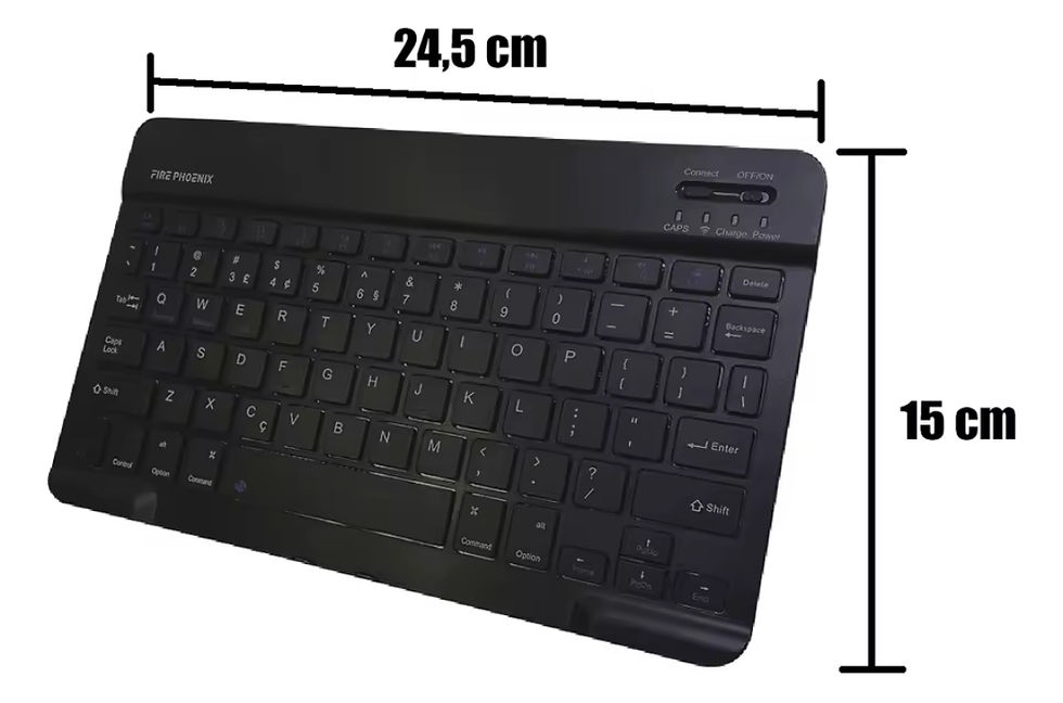 Miniatura: Kit Teclado Mouse Bluetooth Sem Fio Tablet Notebook Bk-8088