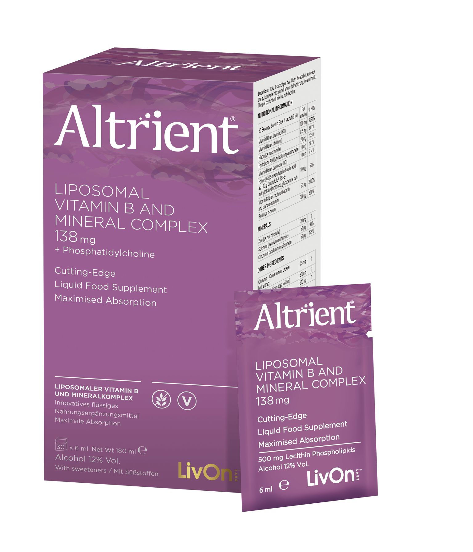 Altrient Liposomal Vitamin B & Mineral Complex