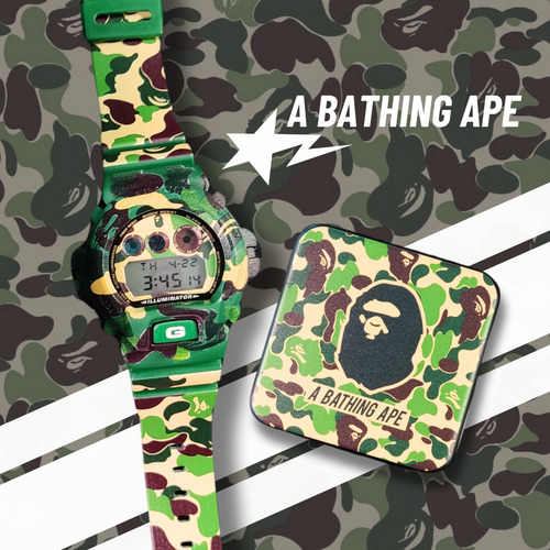 Shock 6900 Dw 6900 Camo Casio G-Shock Digital Mens Camouflage Grey