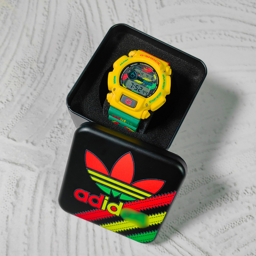 Thumbnail: Rasta Adi..das DW-9052 Custom Designed Watch | Custom Watch