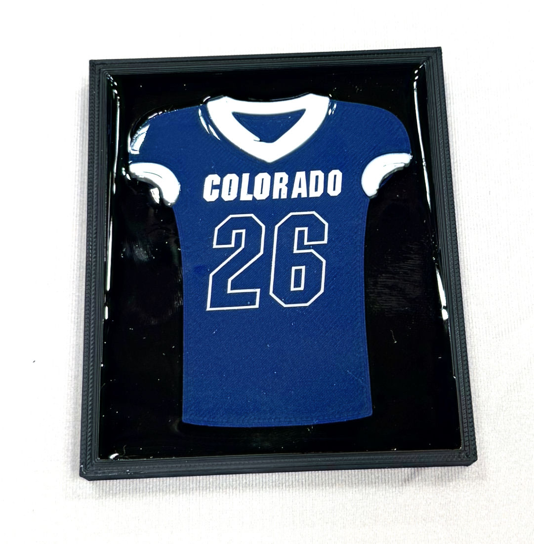 Custom 3D Printed Jersey Magnet