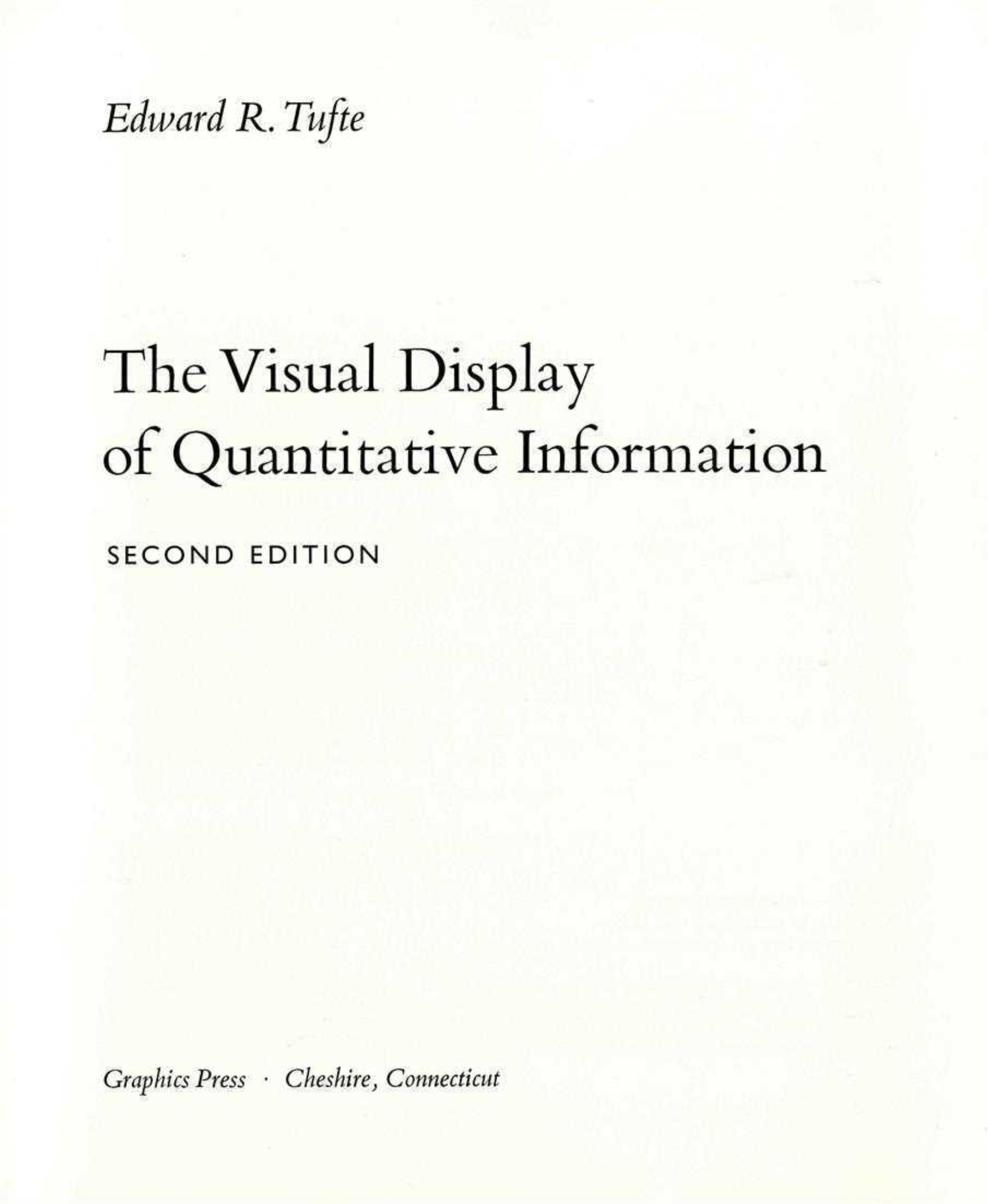 Visual Display of Quantitative Information
