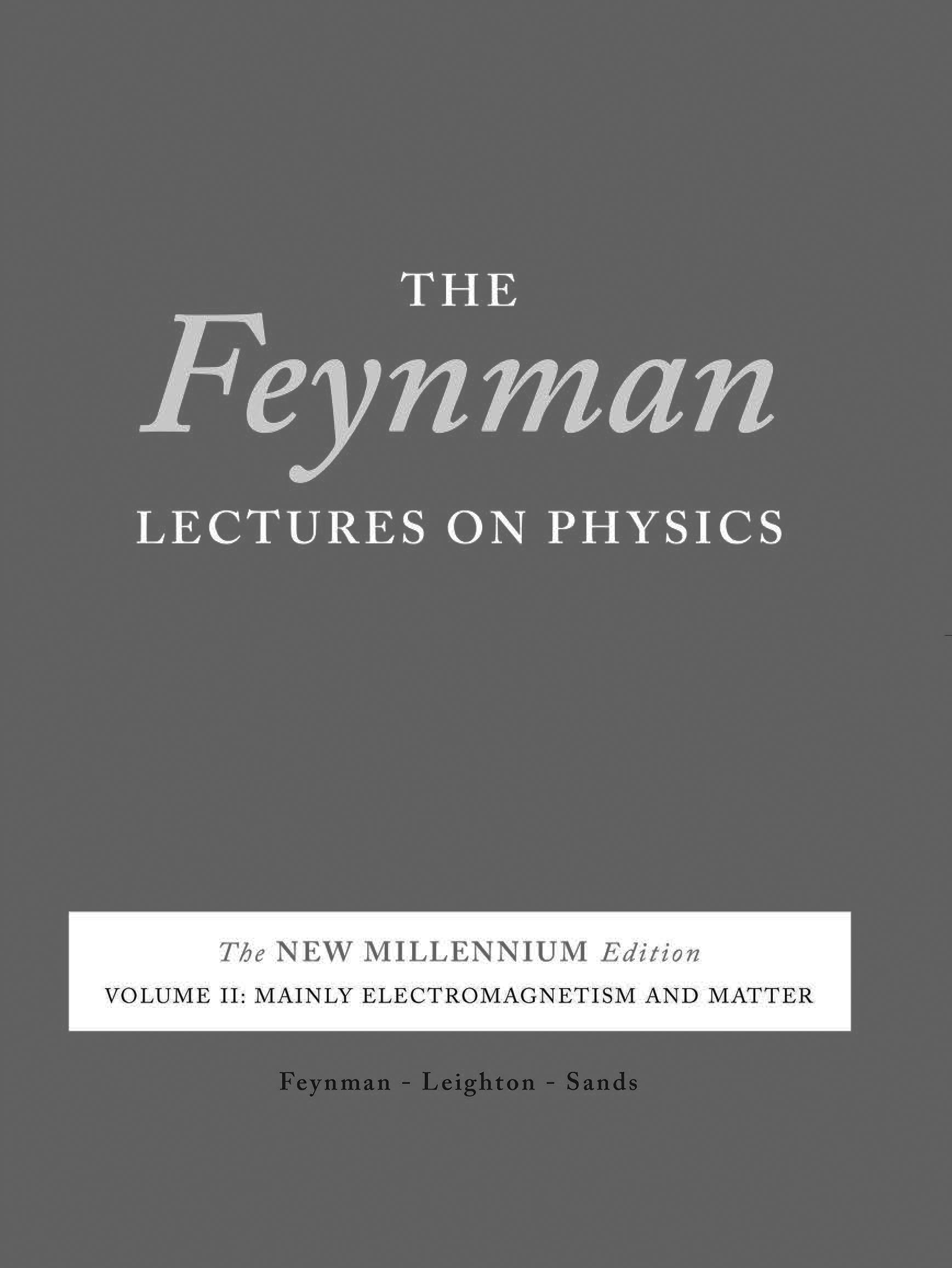 Lectures on Physics, Vol. 3
