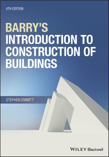 Barry’S Introduction To Construction Of Buildings