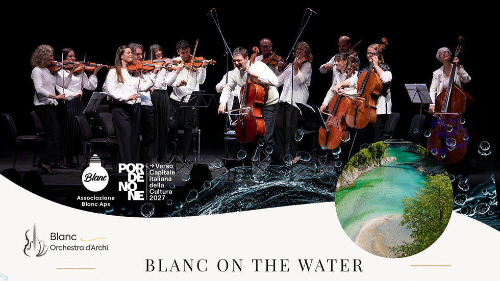 BLANC ON THE WATER – Tramonti di Sopra