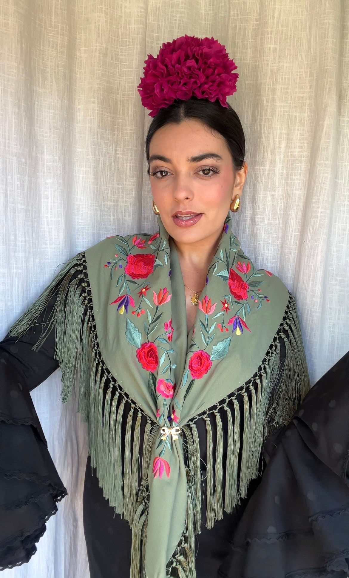 Mantoncillo Carmen Verde Oliva