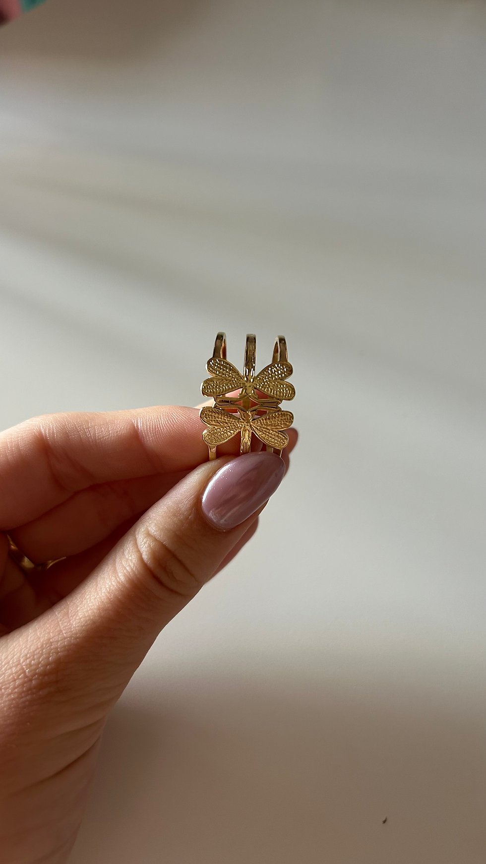 Miniatura: Anillo Mantoncillo Libélula
