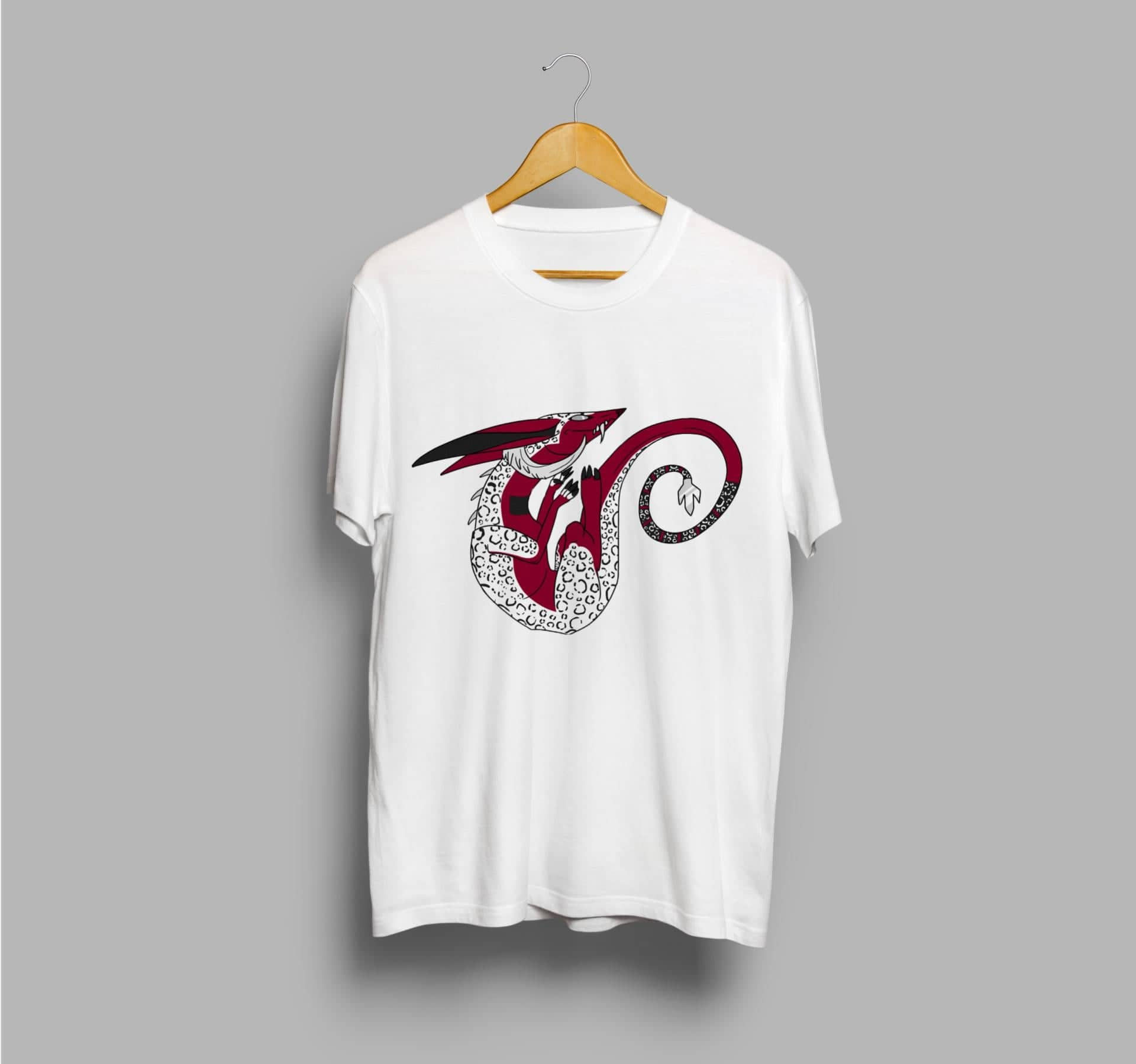 T-Shirt "White Dragon"