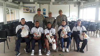 Apoyo moral y psicológico a Infantes de Marina en el Hospital Militar