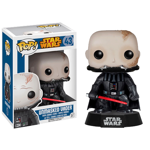 Darth Vader Unmasked Pop! Vinyl Bobble Head