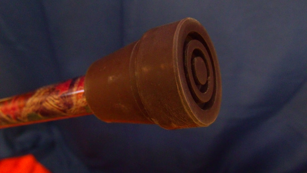 Thumbnail: Safe Step Adjustable Walking Cane Autumn Leaves