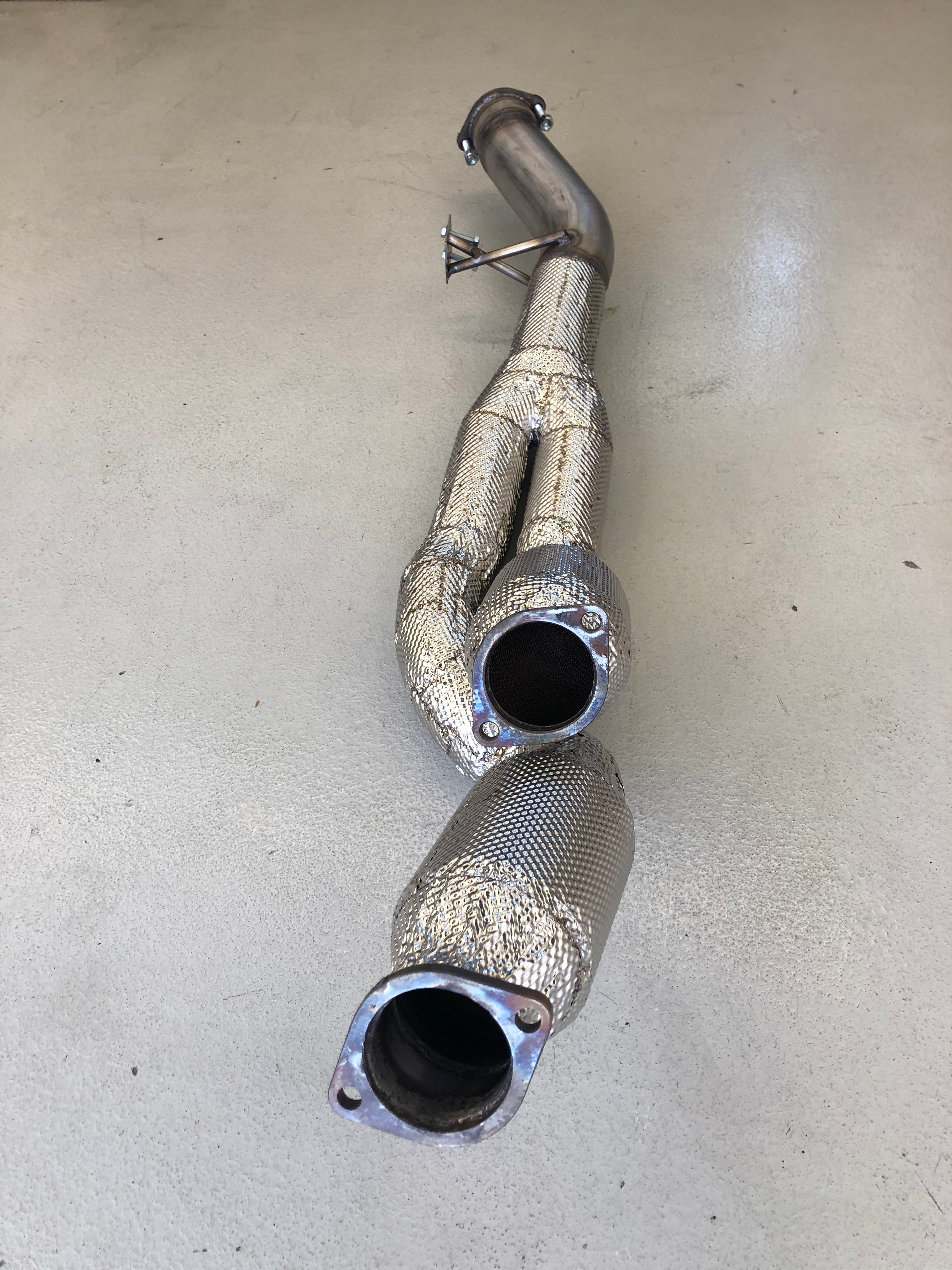 Maptec 3 Zoll Downpipe inkl. Euro 5 Katalysatoren RB26DETT Nissan Skyline