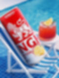 Singha Red Lemon soda