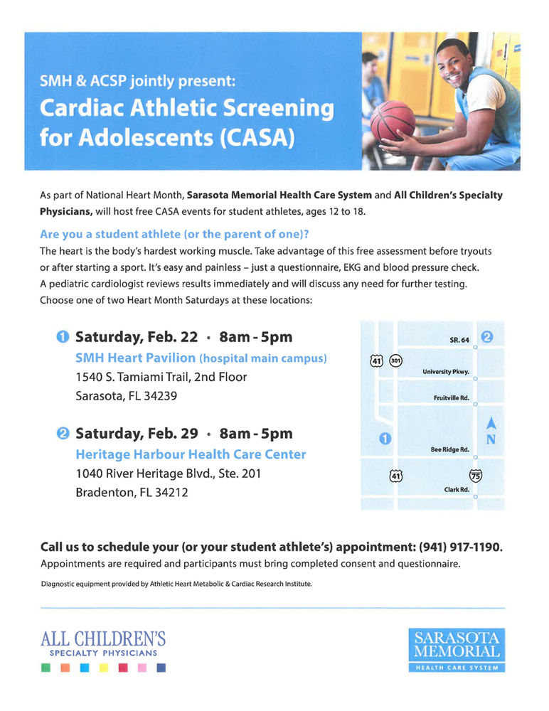Cardiac Athletic Screening for Adolescents