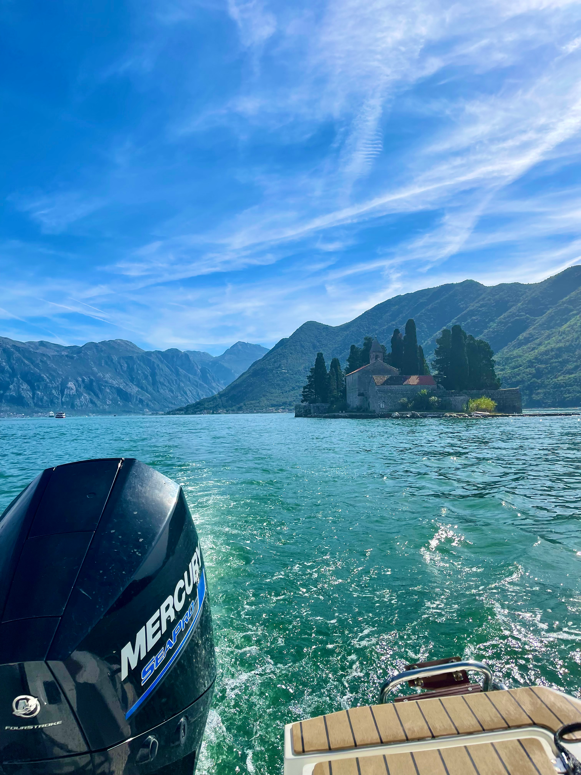 St. George Island on the Bay of Kotor on our women-only group holiday tour Balkan Adventure 