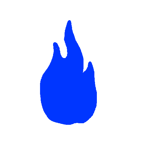 blue flame