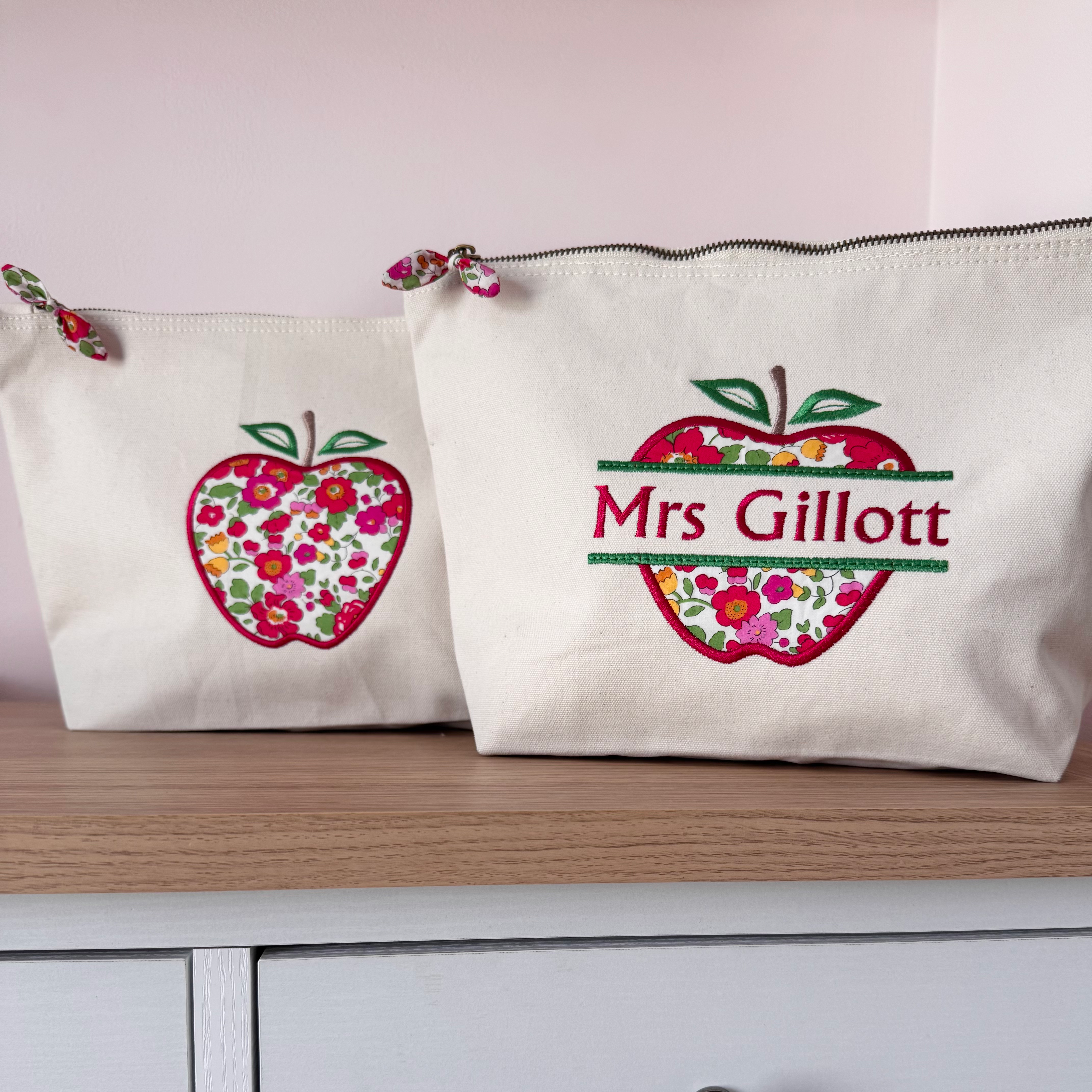 Liberty of London Embroidered Teacher Pouch