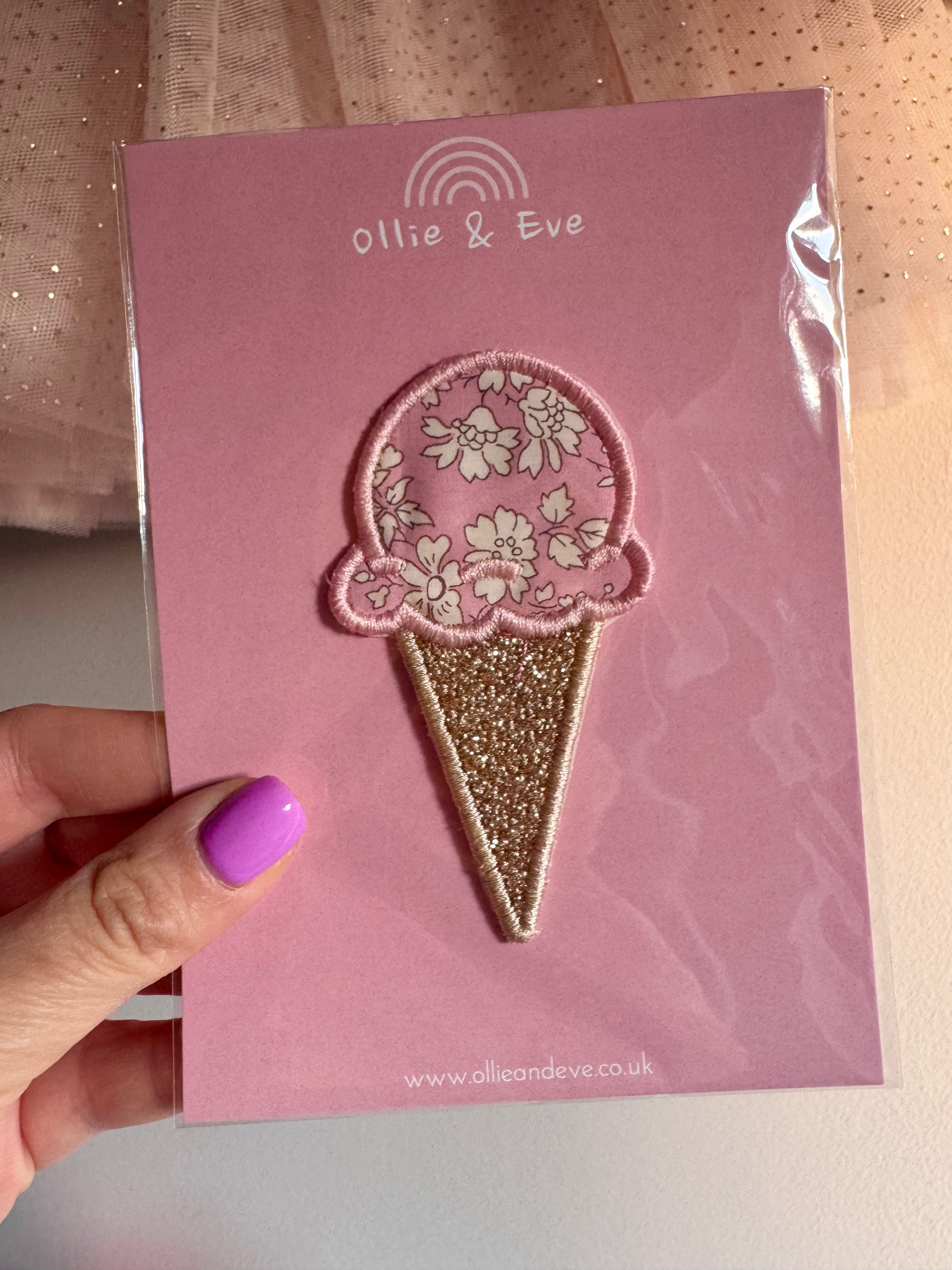 Iron on Patches - Liberty Ice Cream