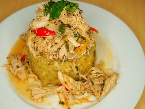 Mofongo con pollo