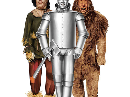 Scarecrow and Tin Man and Cowardly Lion Oh my