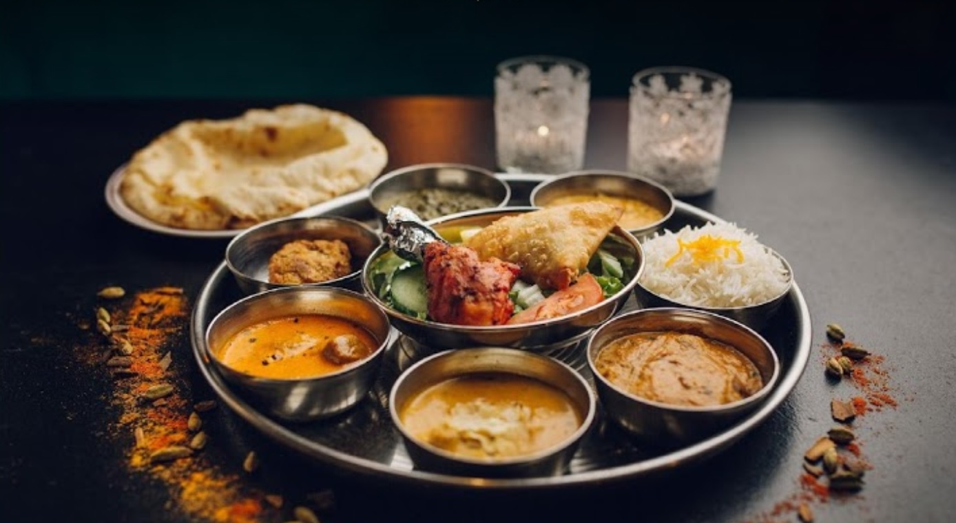 Arranged Food and Objects