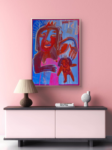 One Blood Mixed Media Art von Anna Clarks