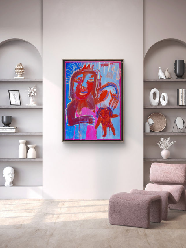 One Blood Mixed Media Art von Anna Clarks