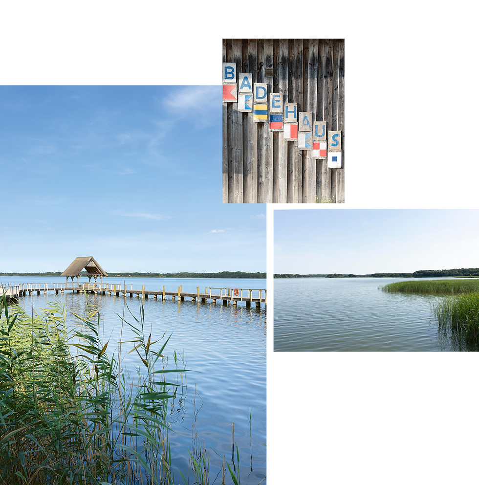 Der Hemmelsdorfer See mit Badestelle
