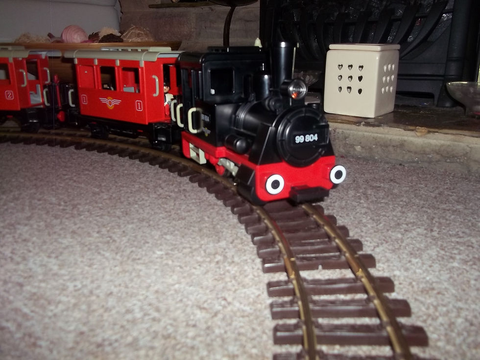 Thumbnail: Playmobil Steam Loco & Passenger Set 4003 G Scale