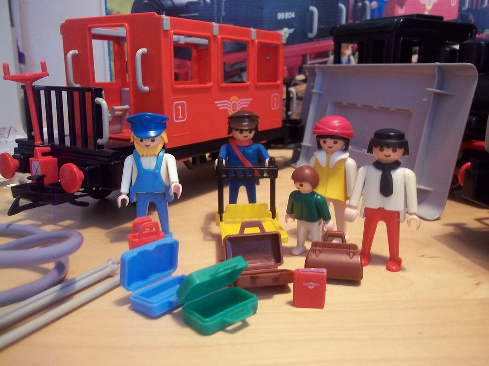 Thumbnail: Playmobil Steam Loco & Passenger Set 4003 G Scale