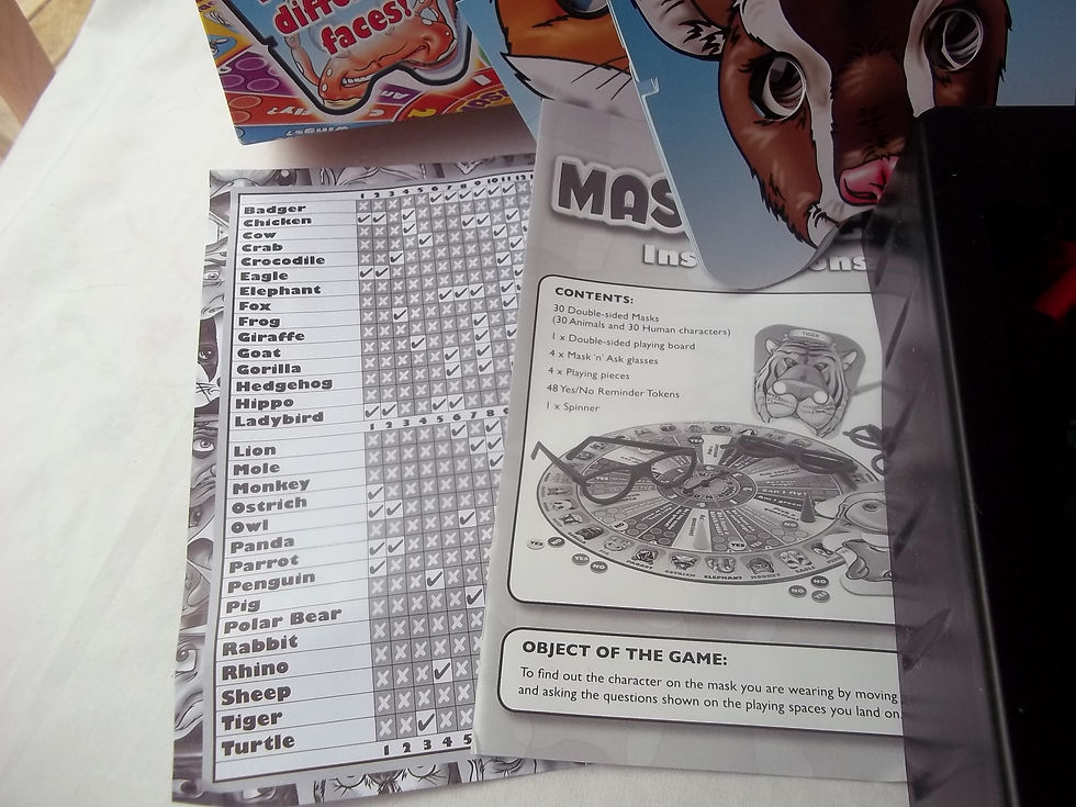 Thumbnail: Mask 'N' Ask Board Game 2-4 Players Age 7+