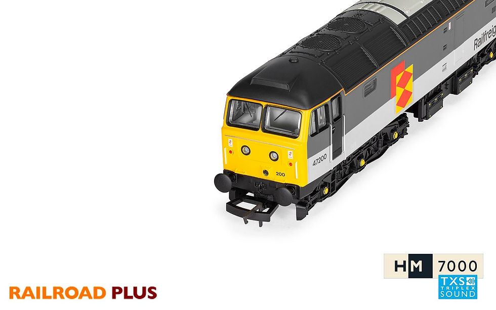Thumbnail: R30321TXS Sound RailRoad Plus BR Railfreight Class 47 Co-Co '47188' - Era 8