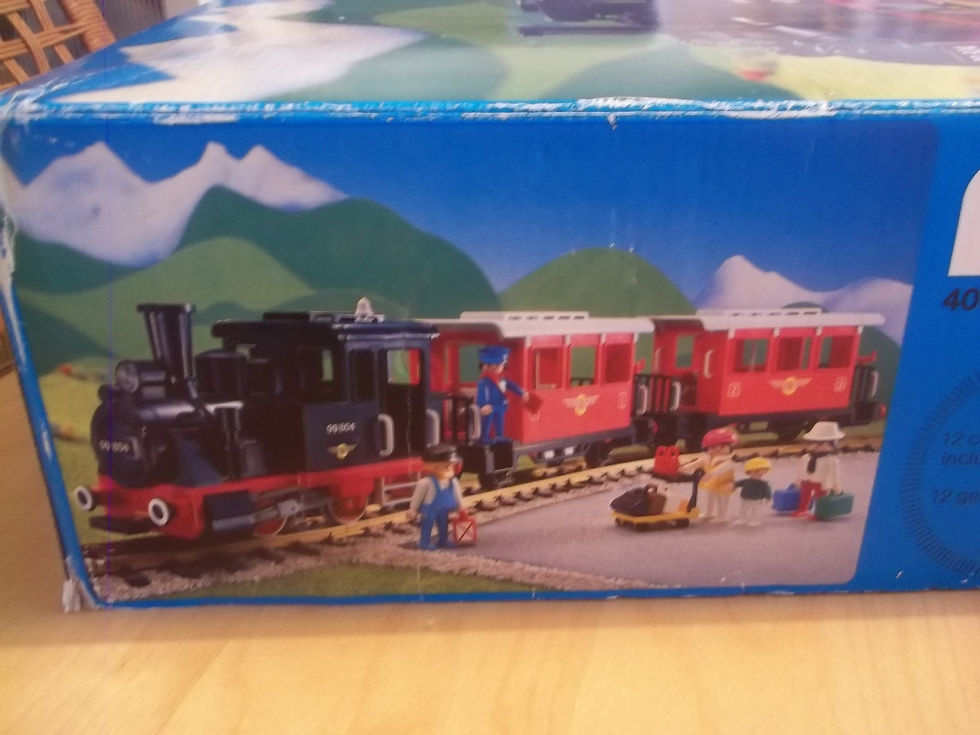 Thumbnail: Playmobil Steam Loco & Passenger Set 4003 G Scale