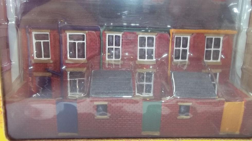 Thumbnail: Scenix New 3 House Terrace Built Model1:76 Scale
