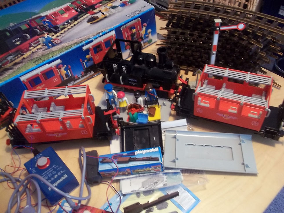 Thumbnail: Playmobil Steam Loco & Passenger Set 4003 G Scale