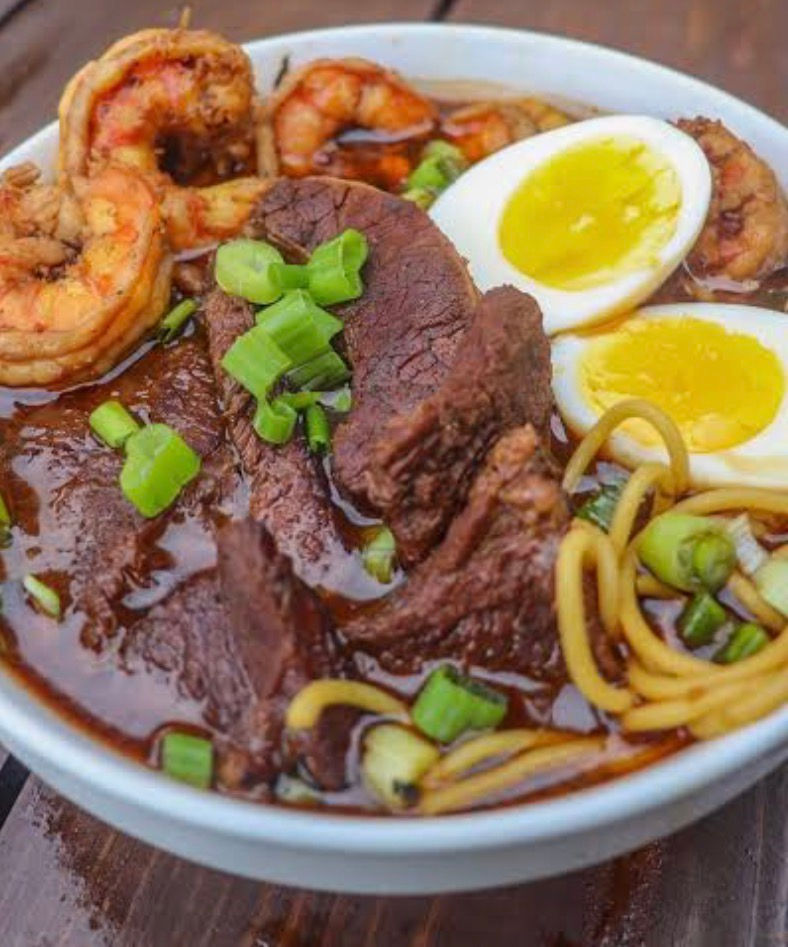 Yakamein (Beef & Shrimp)