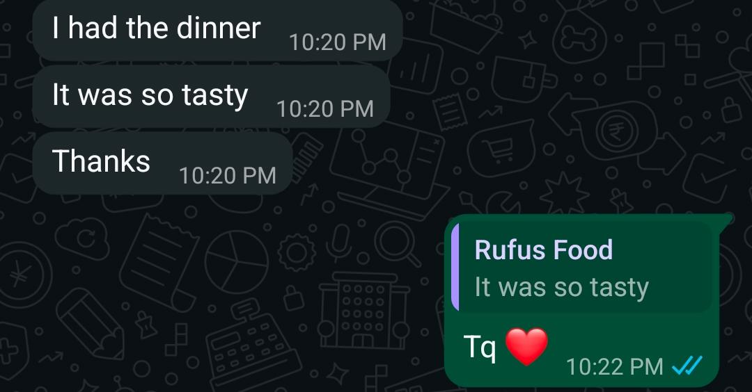 Customer WhatsApp Review 3
